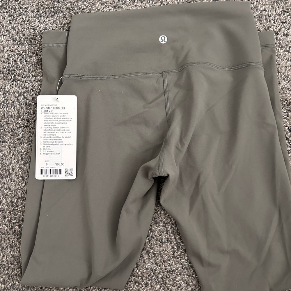Lululemon Athletica New Sage Green Leggings